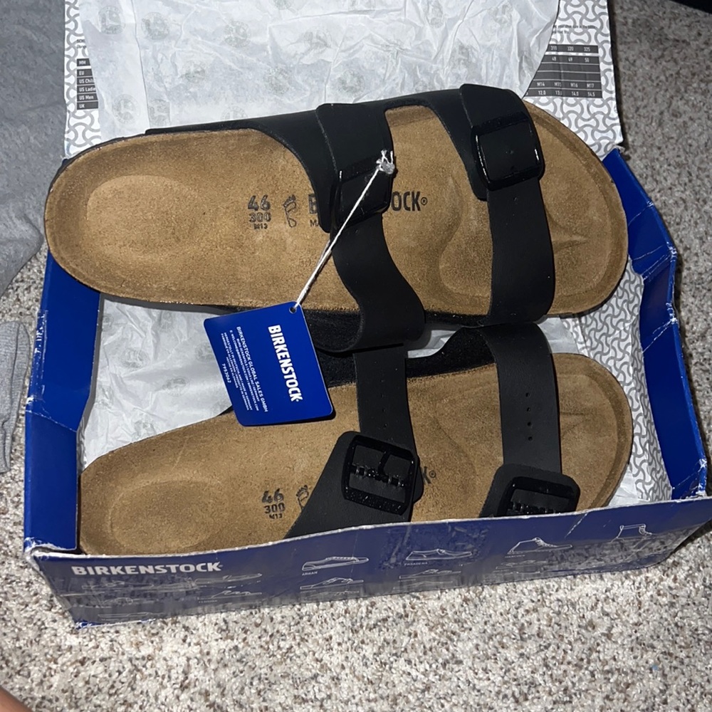 Mens Black Birkenstocks